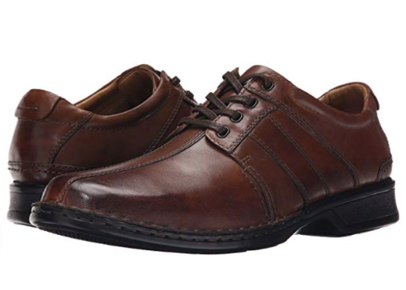 Clarks Men's Touareg Vibe Oxford Brown Leather